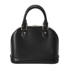Louis Vuitton Epi Alma Bag Noir Black Leather Handbag
